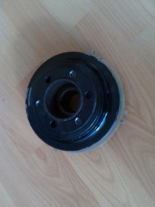 Opel Manta A Series using front pulley from Frontera A with timing disc fitted