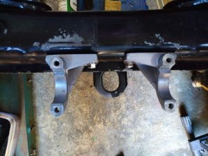 Opel Manta A Series steering rack conversion.