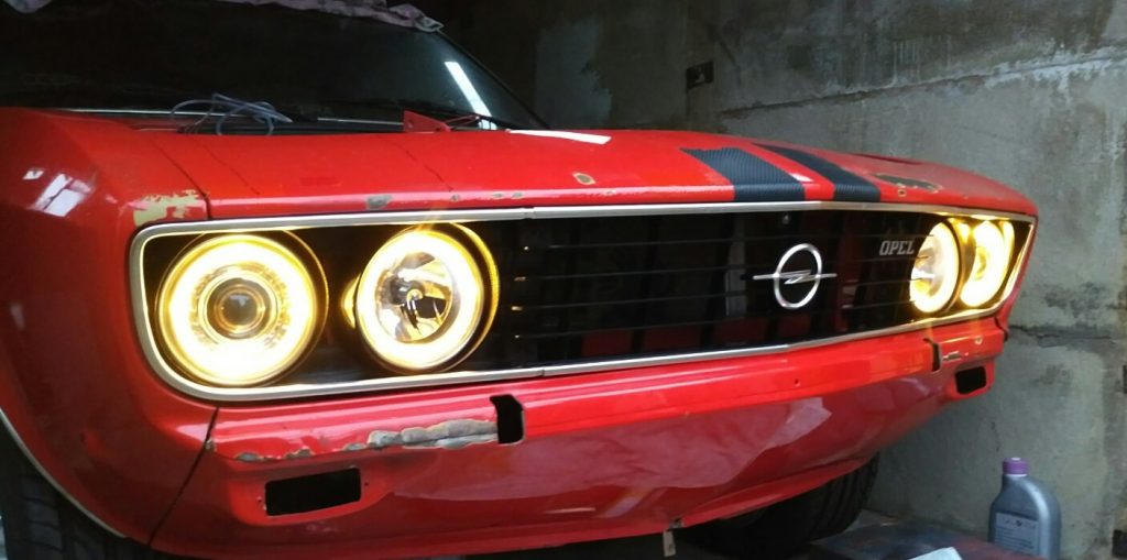 Opel Manta A Series Halo Lights