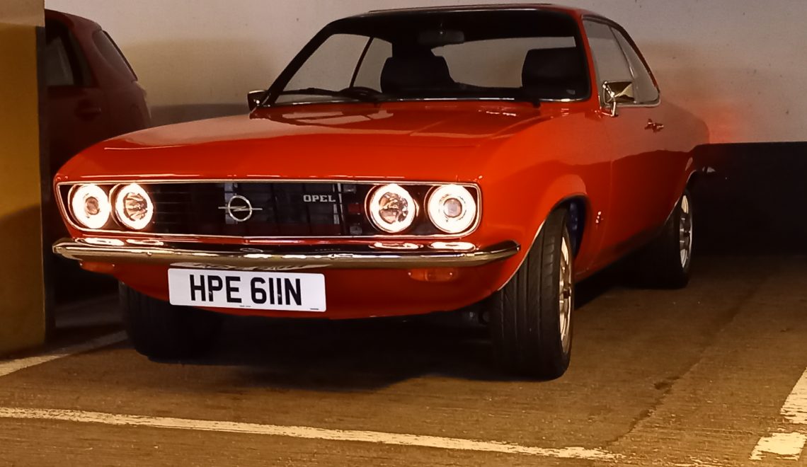 Fully restored 1973 A Series Opel Manta