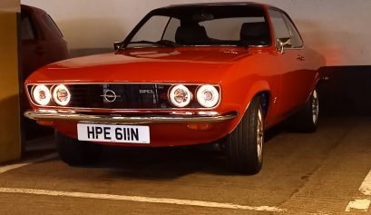 Fully restored 1973 A Series Opel Manta